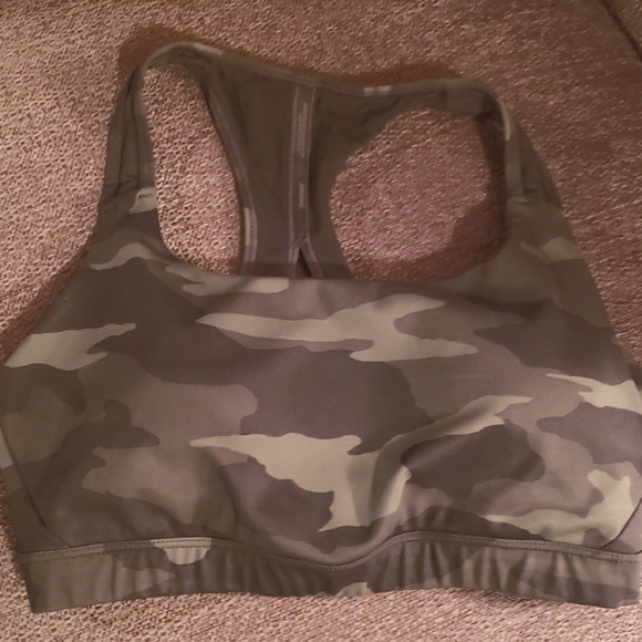 Athleta Contender D/DD Camo Sports Bra Med - Picture 4 of 6